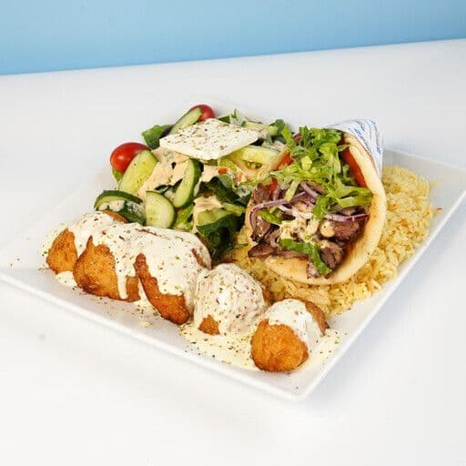 Assiette Leonidas 1 pita / Leonidas plate 1 pita