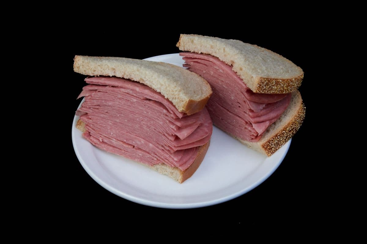 Beef Salami Sandwich