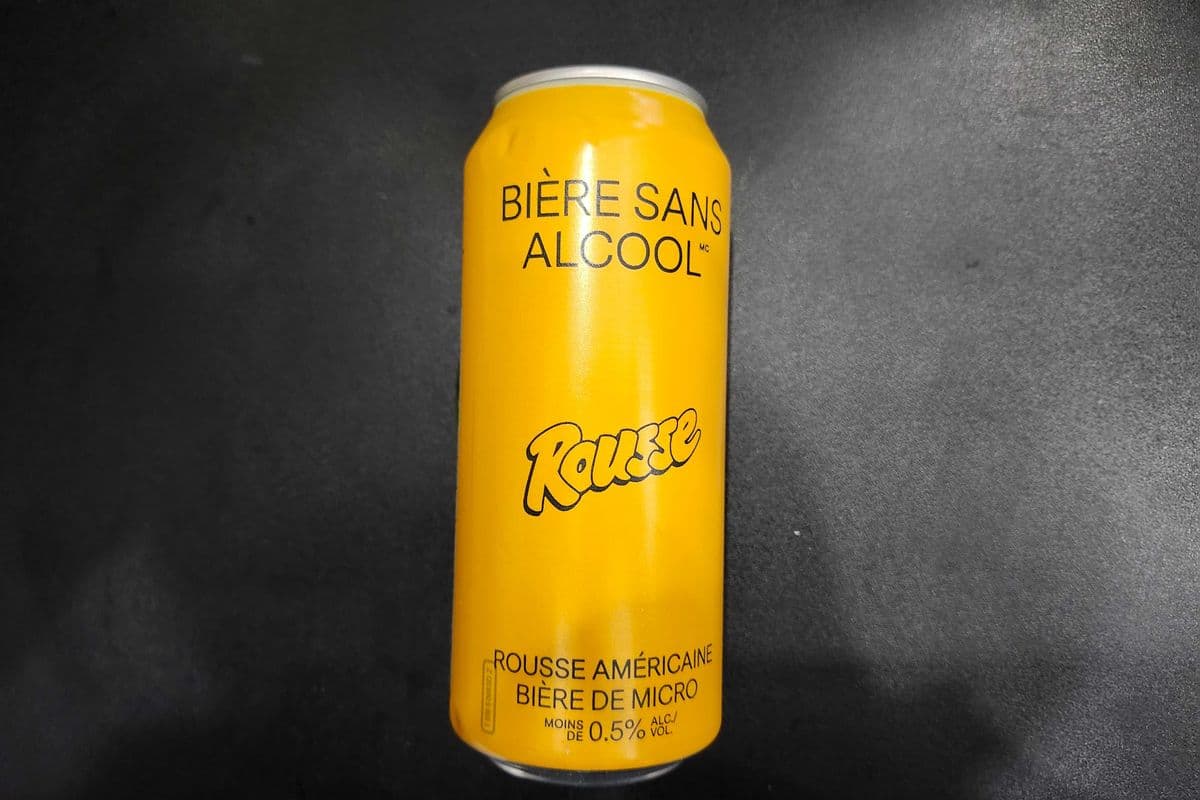 <0%> Bière SansAlcool Rousse Américaine 473ml (Orange)