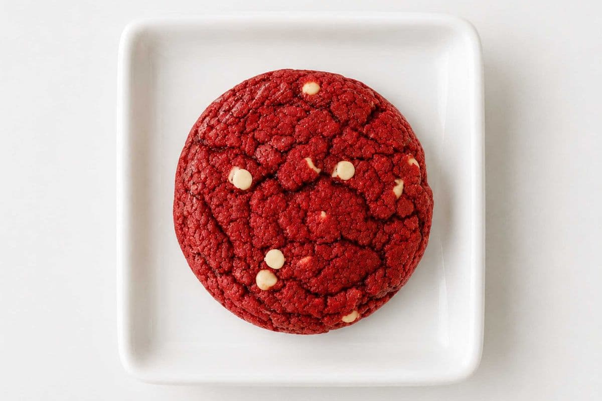 Red Velvet White chocolate chip Cookie