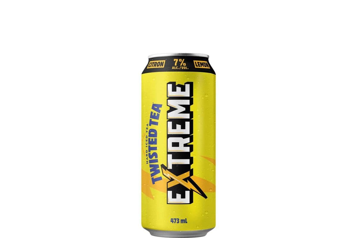 Twisted Tea Hard Iced Tea Extreme Lemon 473ml (1 x 473 ml)