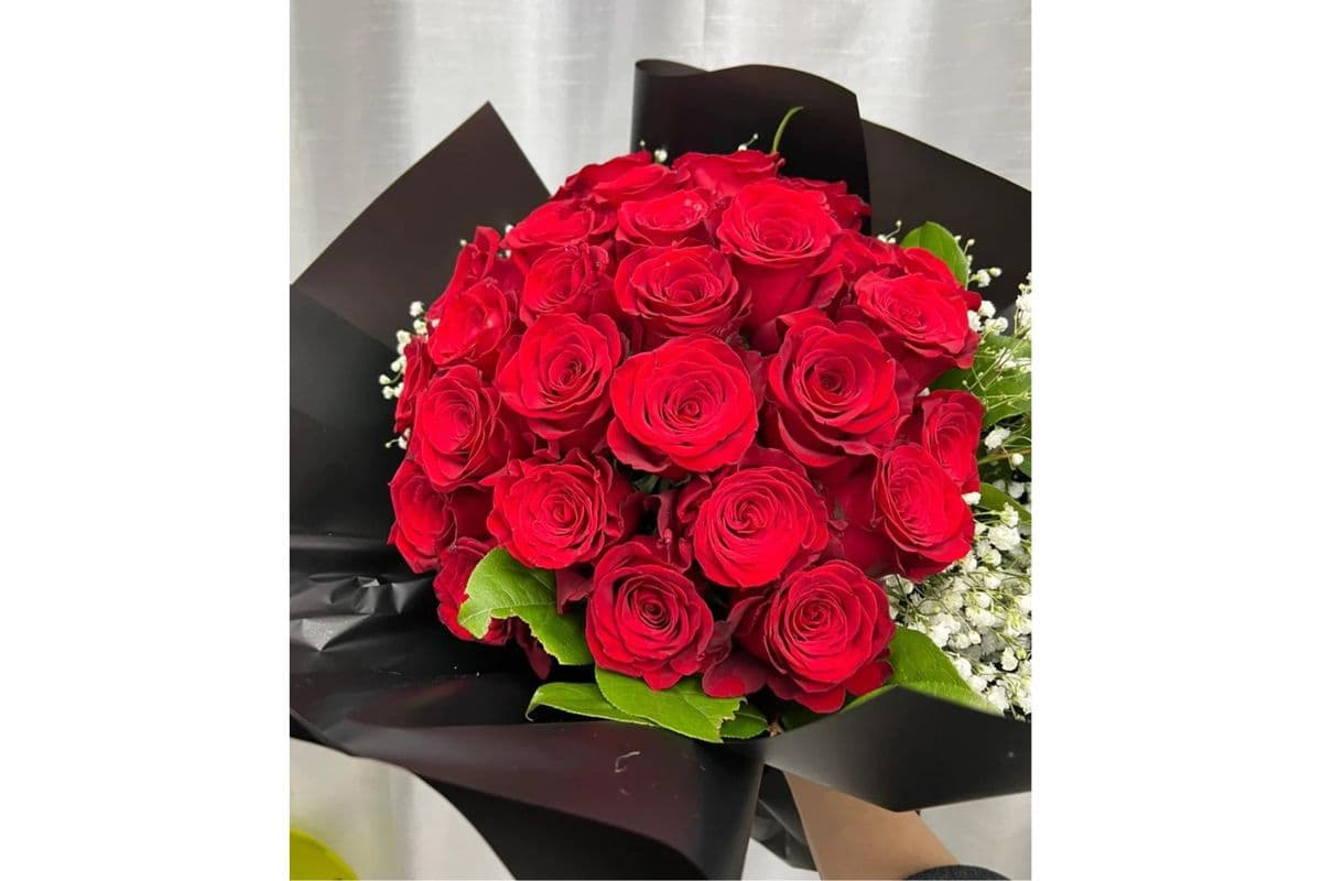 2 Dozen Rose Dome Bouquet