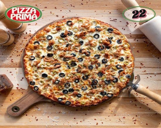 22. Pizza gourmet 10" au thon / 10" Gourmet Tuna Pizza
