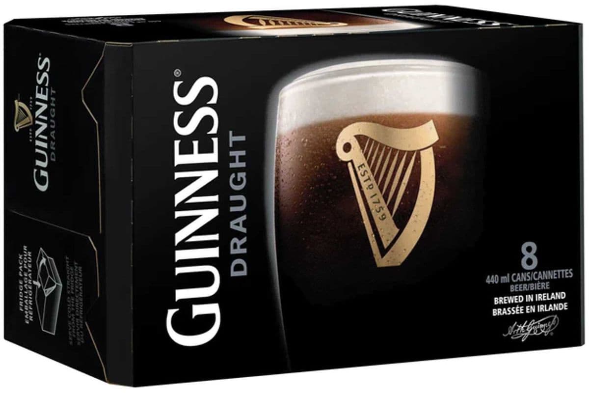 GUINNESS DRAUGHT (CANS) 8x440ML (1 x 8x440ML)