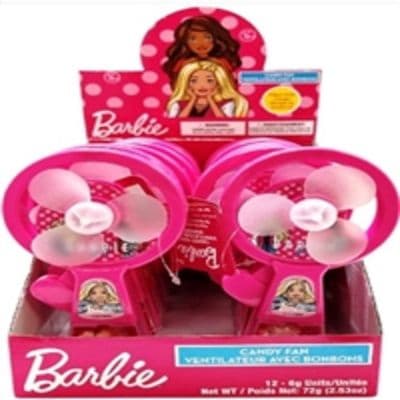 Barbie Fan de Bonbons 6g/ Barbie Candy Fan 6g