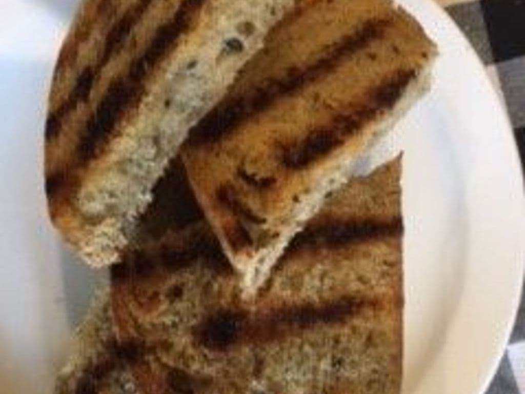 Grilled Olive Bread