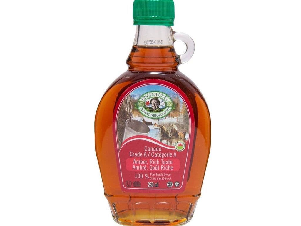 UNCLE LUKE'S MAPLE SYRUP NO1 MEDIUM 250ML