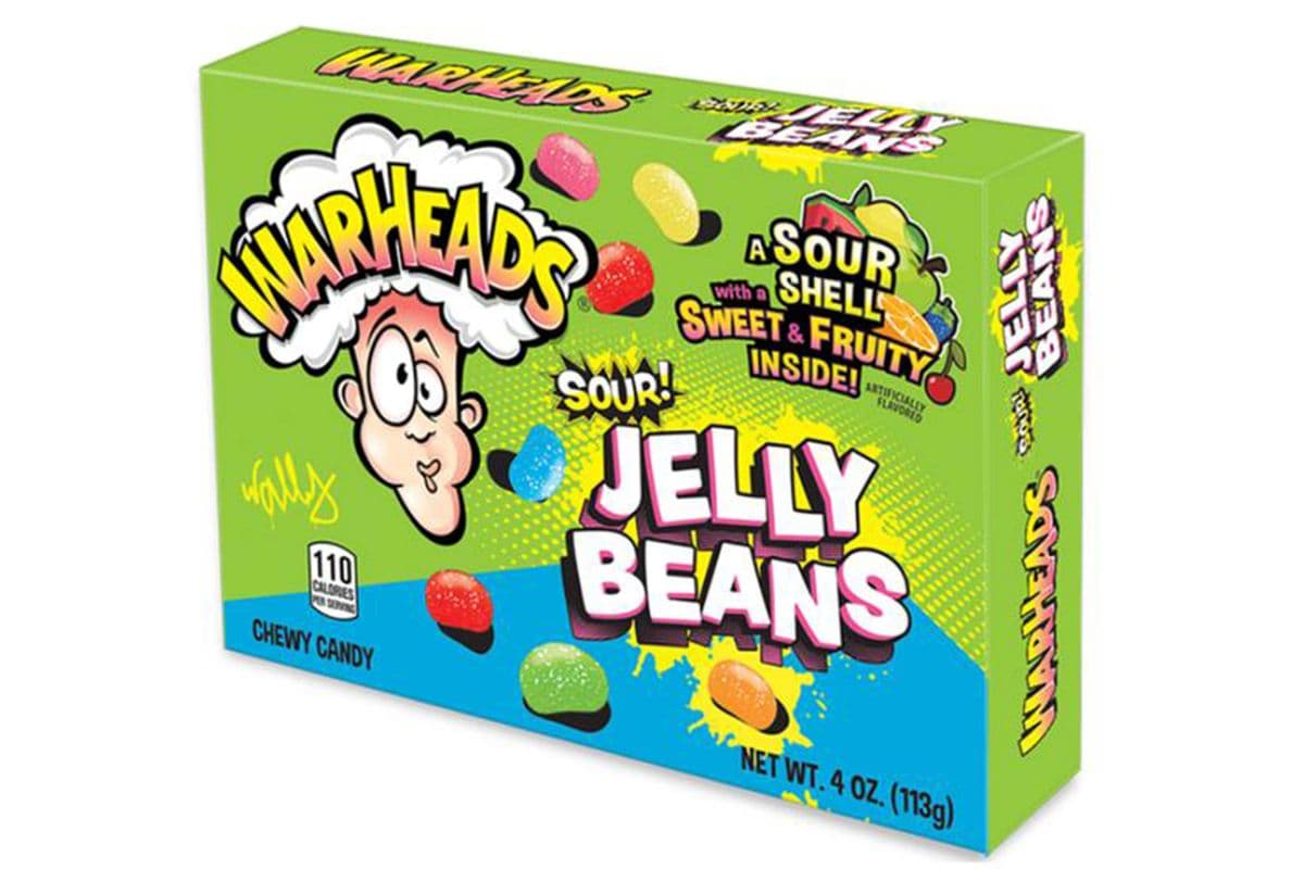 Warheads Sour Jelly Beans (Theatre Box)
