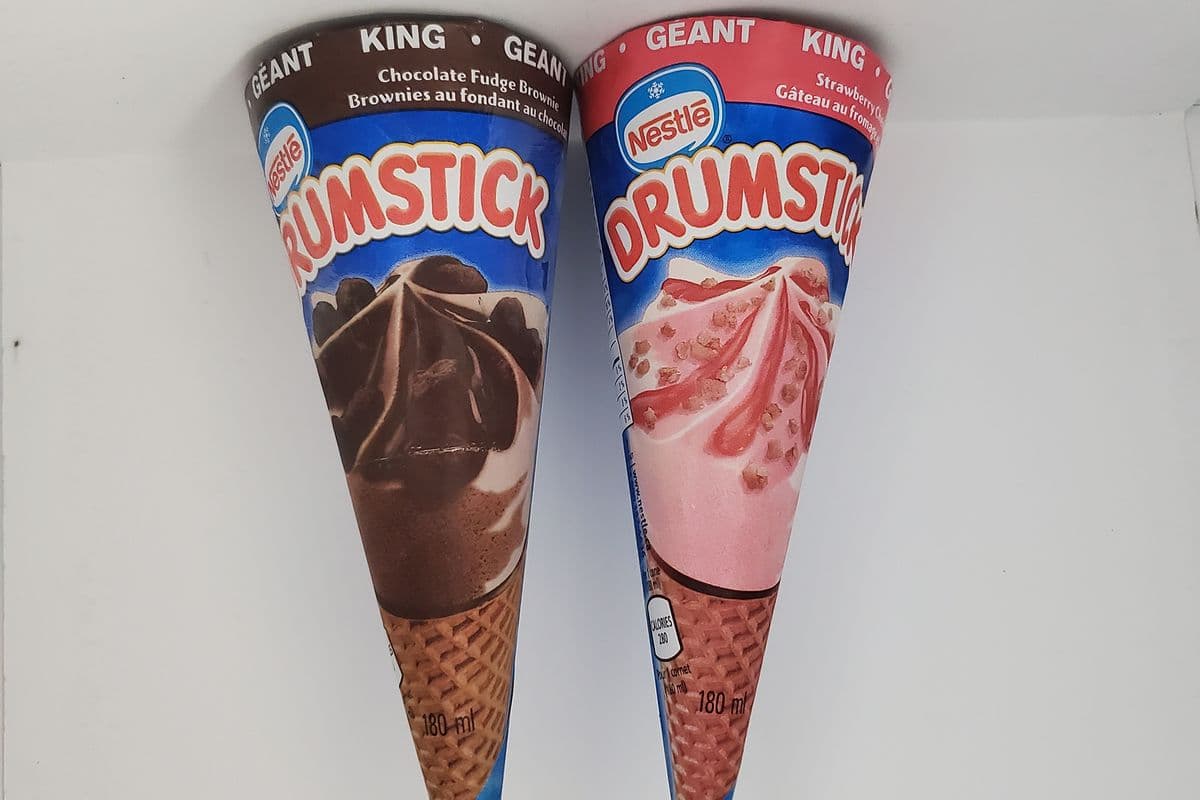 Nestle Drumstick Cone King Size 180ml (Assorted Flavours)