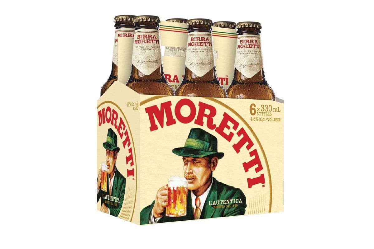 Birra Moretti (6 Pack Bottles) (6 x 330 ml)
