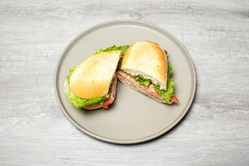 Tuna with Mayonnaise Sandwich
