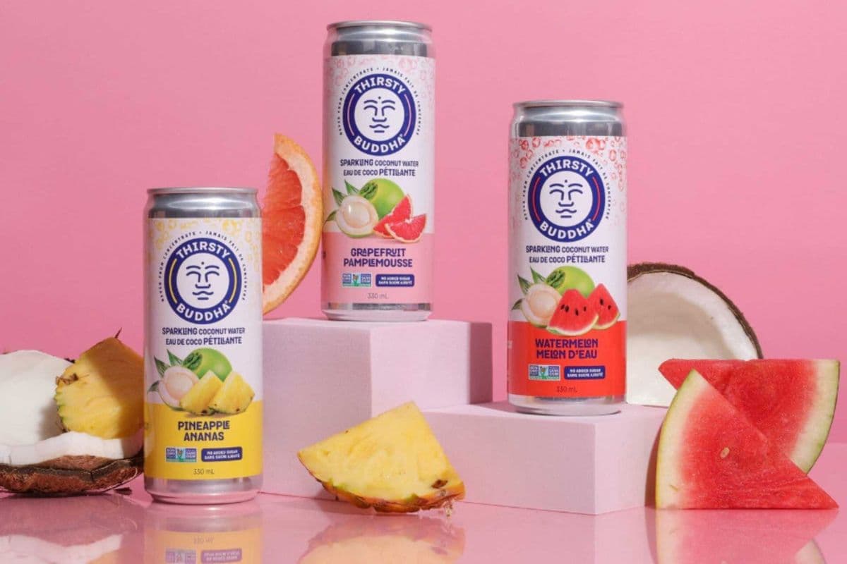 Thirsty Buddah Sparkling Coconut Water Grapefruit (330 ml)