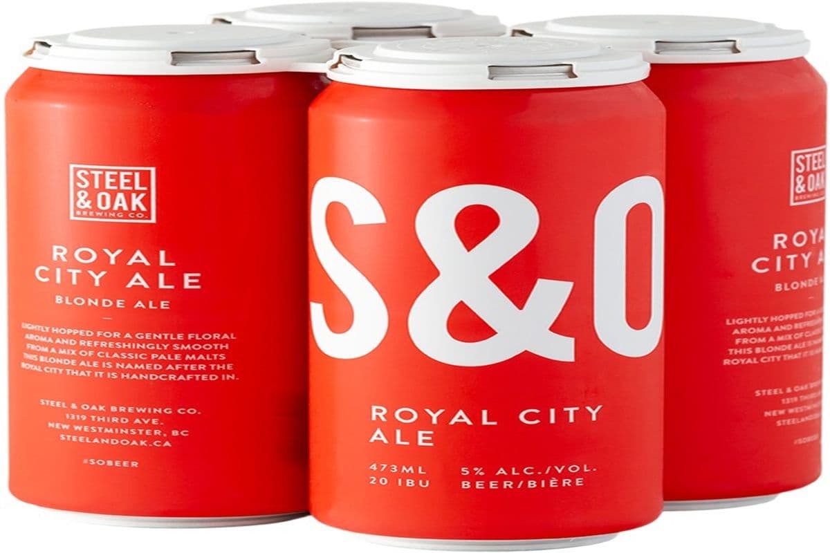 Steel & Oak Royal City Ale (4 x 473ML)