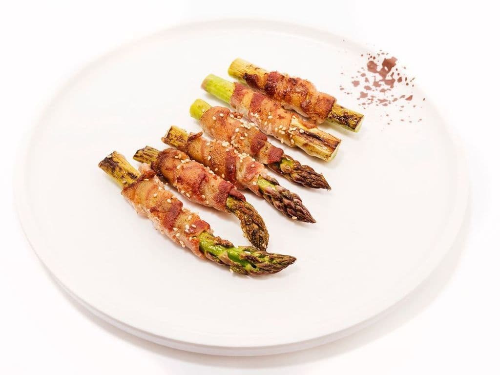 Bacon Wrapped Asparagus (6 pcs)