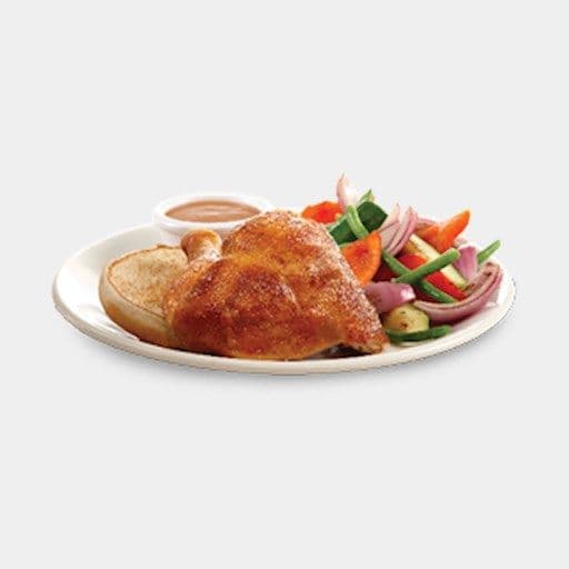 Repas quart de poulet cuisse / Quarter chicken leg meal