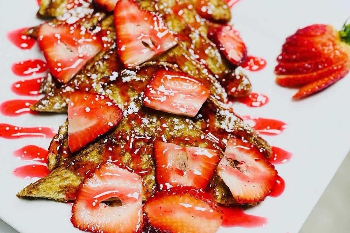 Strawberry French toast