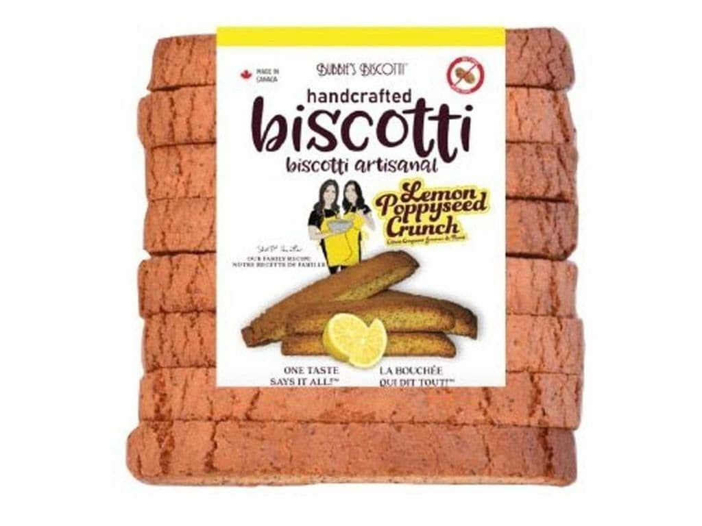 Lemon Poppy Biscotti PACKAGE