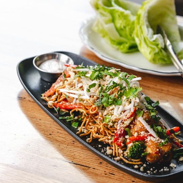 THAI TOFU LETTUCE WRAPS