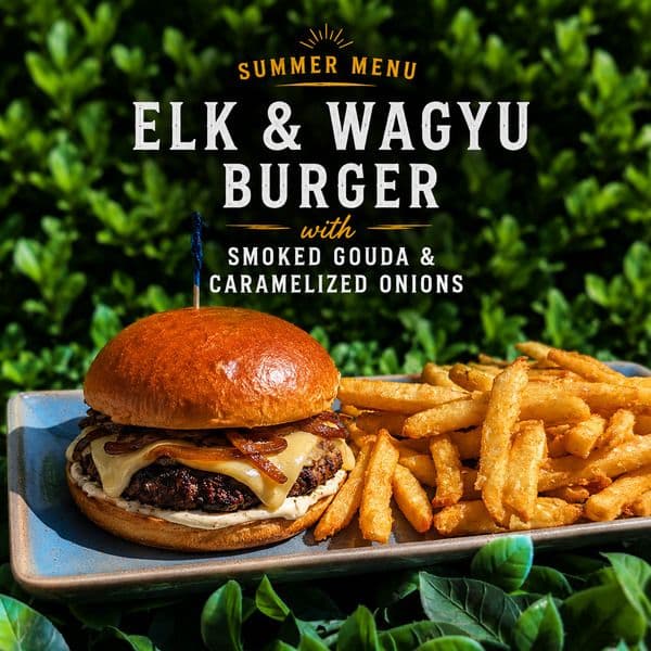 Elk & Wagyu Burger
