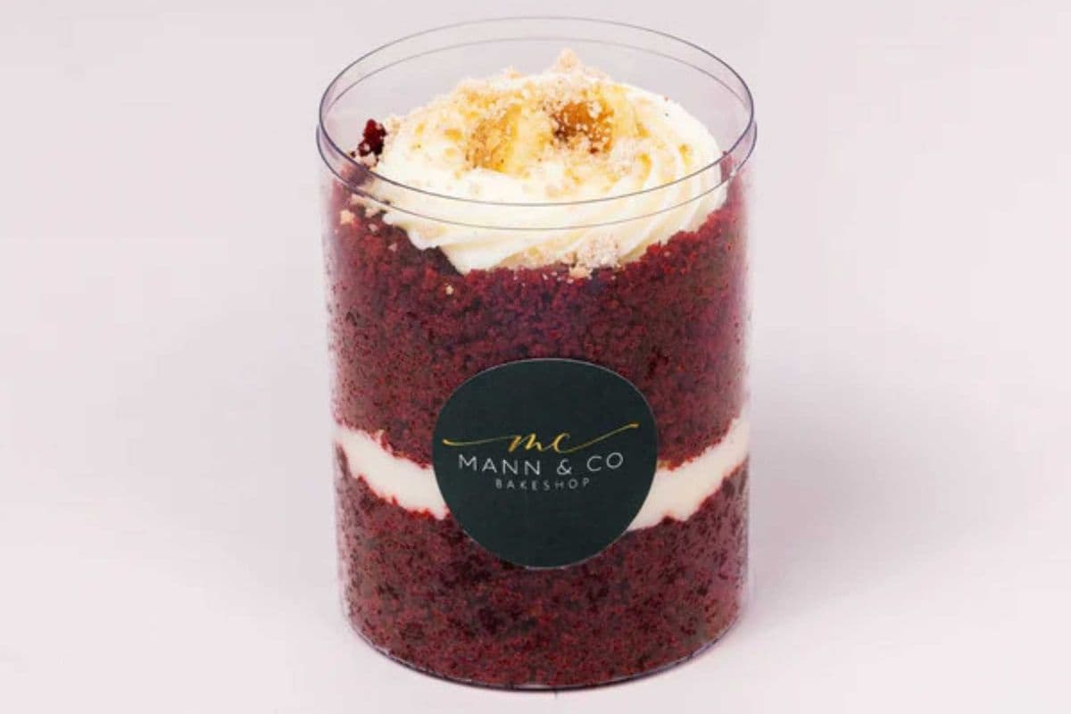 Red Velvet Cake Jar