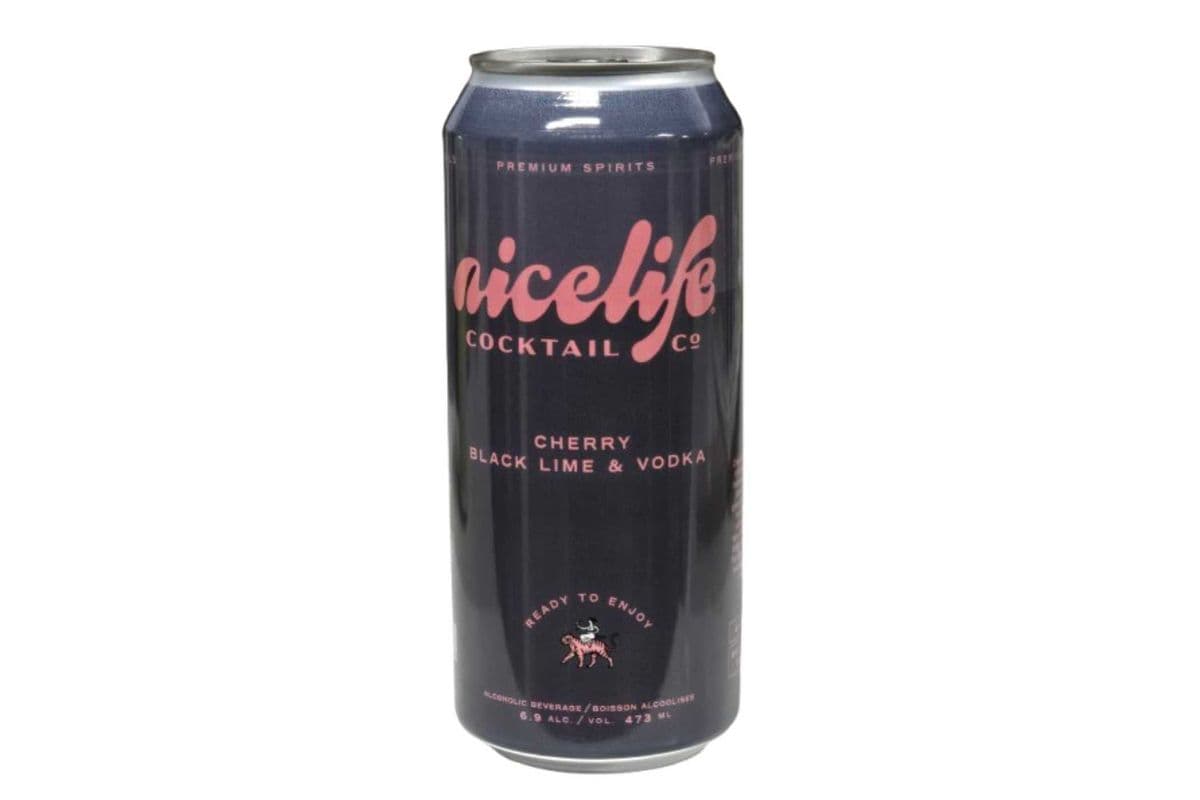 Nicelife Cherry Black lime & Vodka Tall Can (1 x 473ml)