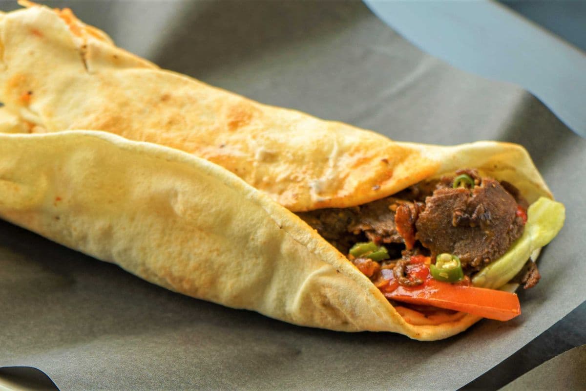 Pepper Steak Wrap