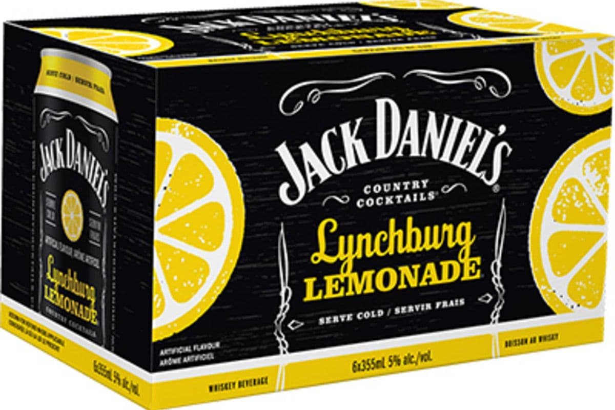 JACK DANIEL LYNCHBURG LEMONADE-6 PACK (1 x 6 PACK-355ML)