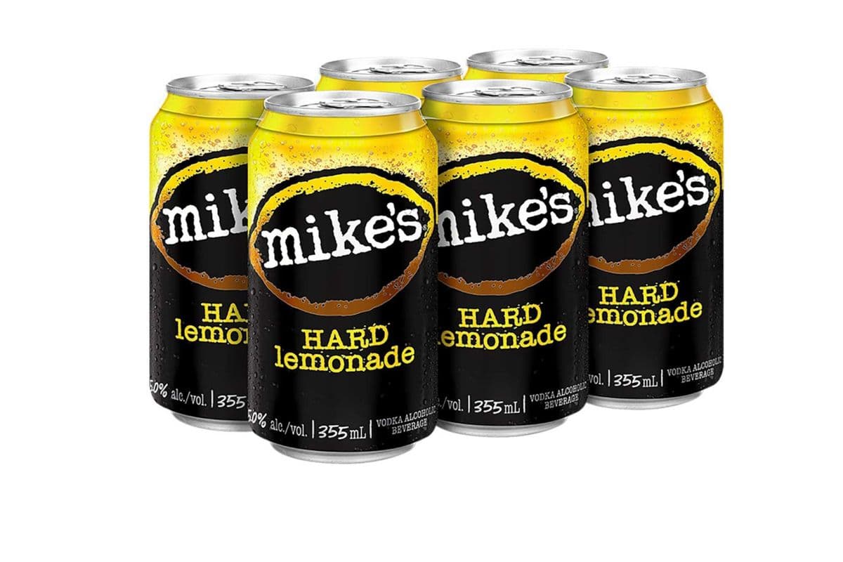 Mikes Hard Lemonade 6 Pack Cans (1 x 355ml)