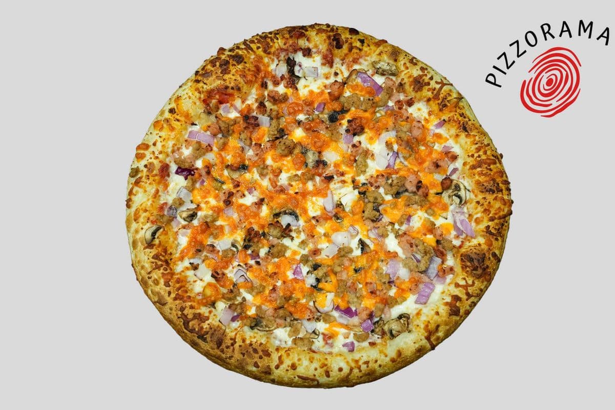 Bacon Cheddar Mozzarella Pizza