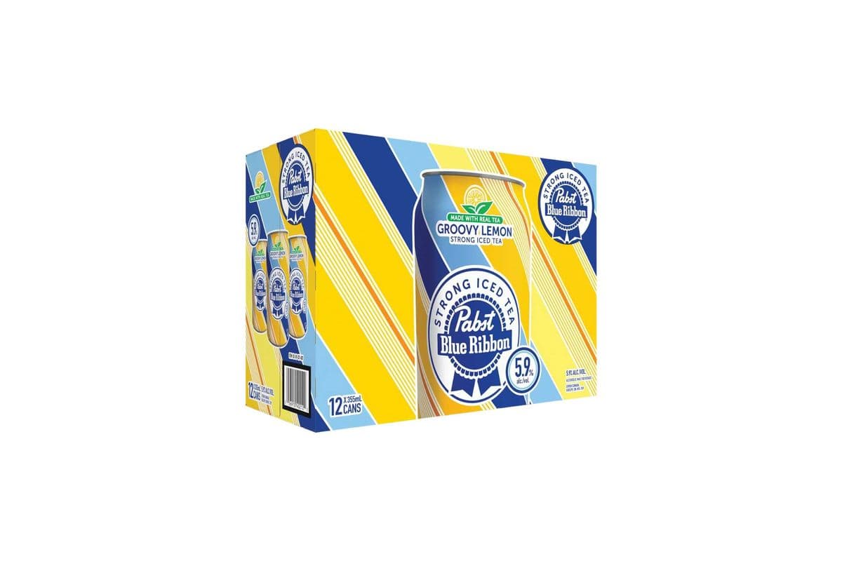 Pabst Blue Ribbon Strong Iced Tea (12 Cans) (1 x 12X355ML)