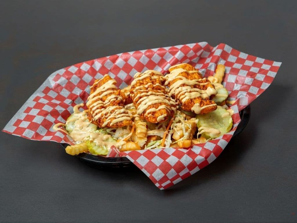 Burnin Animal Fries w/ Chicken Tendrs