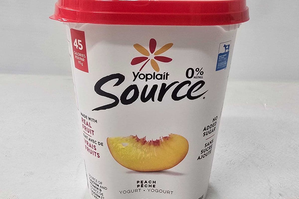 Source Peach yogurt 630g (630g)