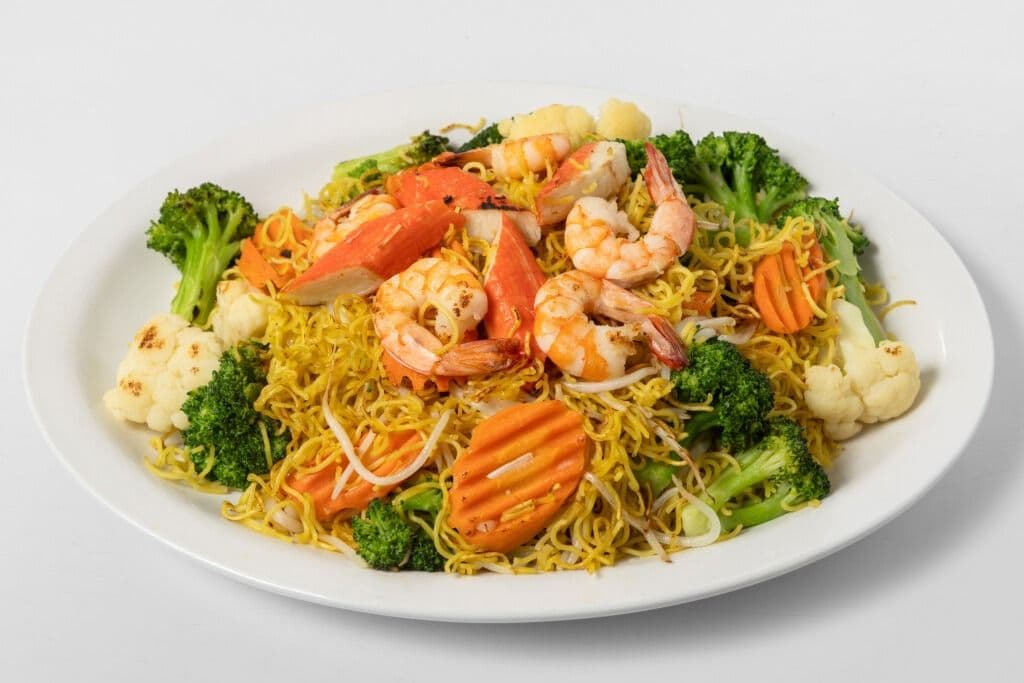 N1. House Special Stir-Fried Noodles Seafood
