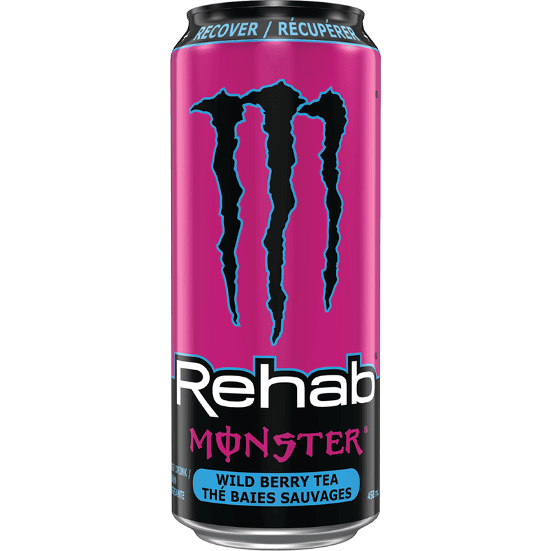 Monster Re Hab Boisson Énergisante Sauvages Thé Baies 458ml/ Monster Re Hab Energy Drink Wild Berry Tea 458mlWild Berry Tea