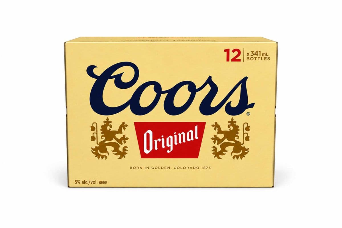 Coors Original (12 x 341ml Bottles)