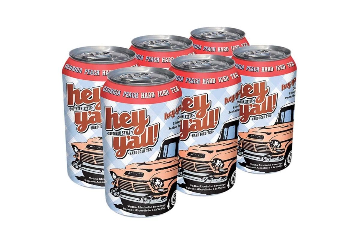 Hey Y'all Georgia Peach-6PK (6 x 341ml)