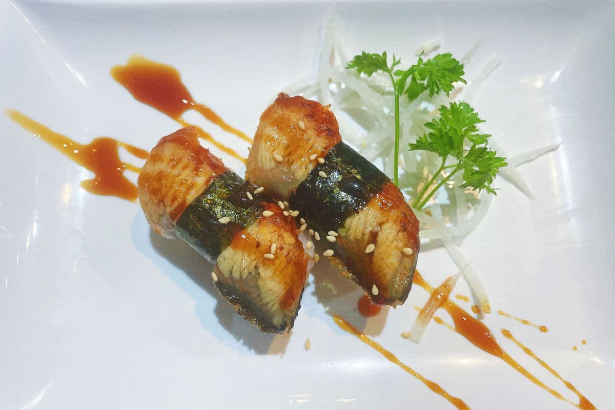 BBQ Eel (Unagi) Sushi (2 pc)