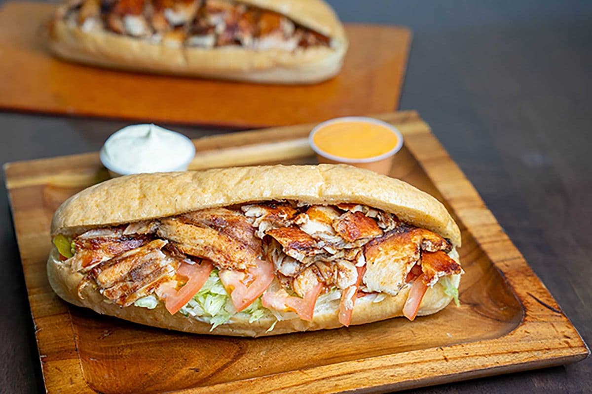 Chicken Shawarma On Bun
