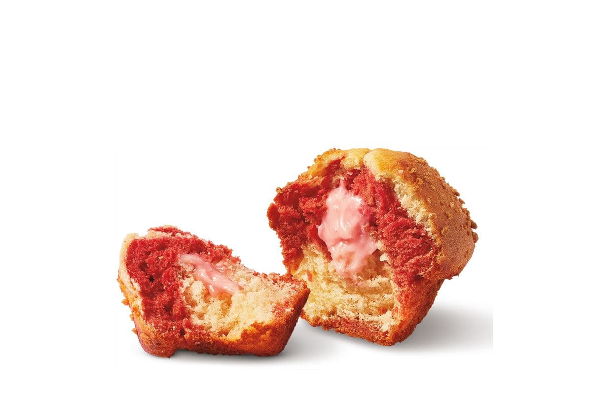 Strawberry Cheesecake Filled Muffin