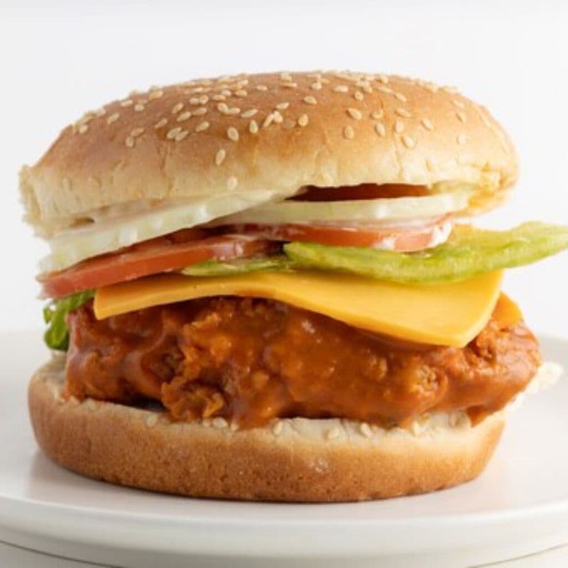 Butter Chicken Burger Combo