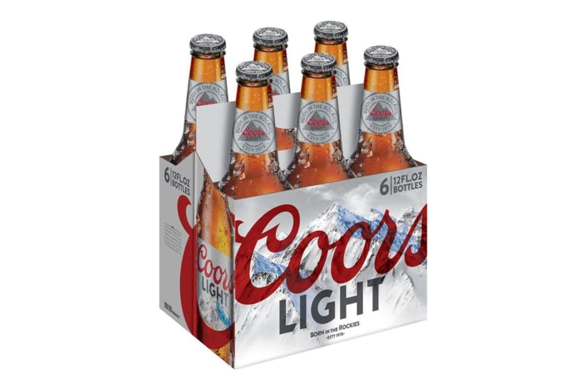 Coors Light (6 Bottles) (1 x 341ML)