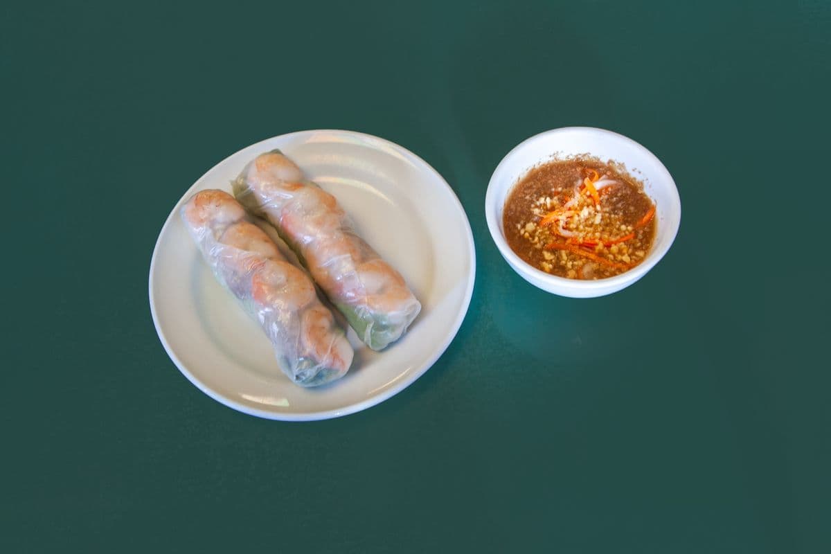 03. Fresh Shrimp and Pork Rolls (2 pcs) - Goi Cuon