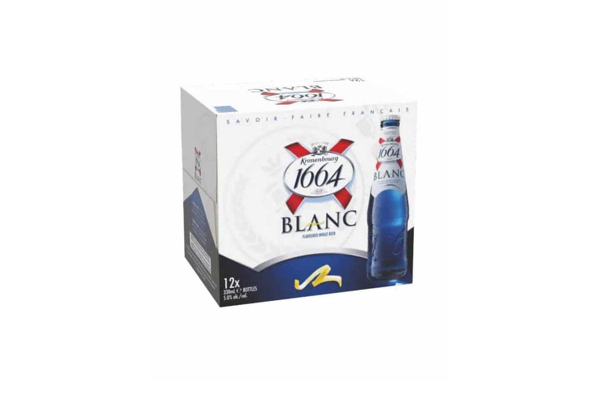 Kronenbourg 1664 Blanc 12 Pack Bottles (12 x 355ml)