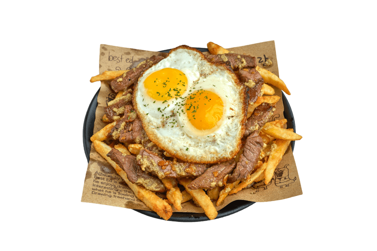 Beef Bulgogi Chorrillana (not halal)