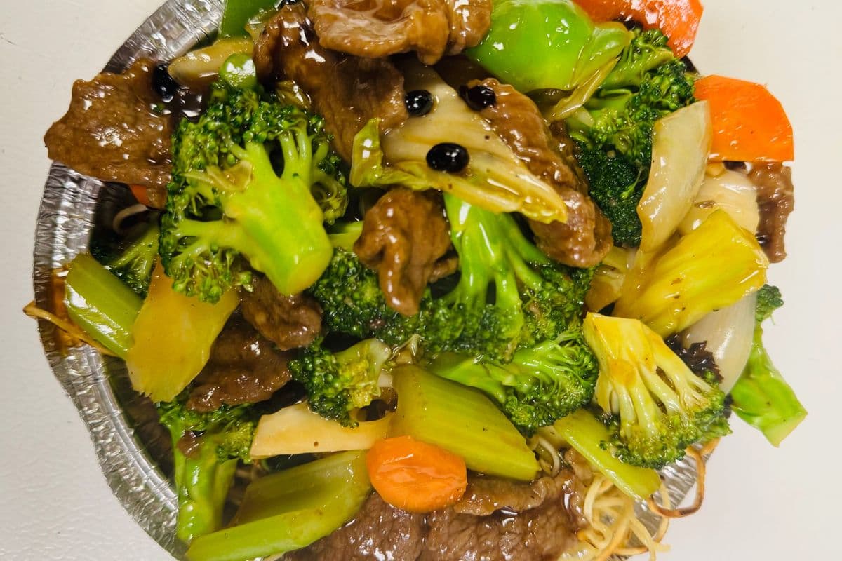 Beef Black Bean Sauce Chow Mein