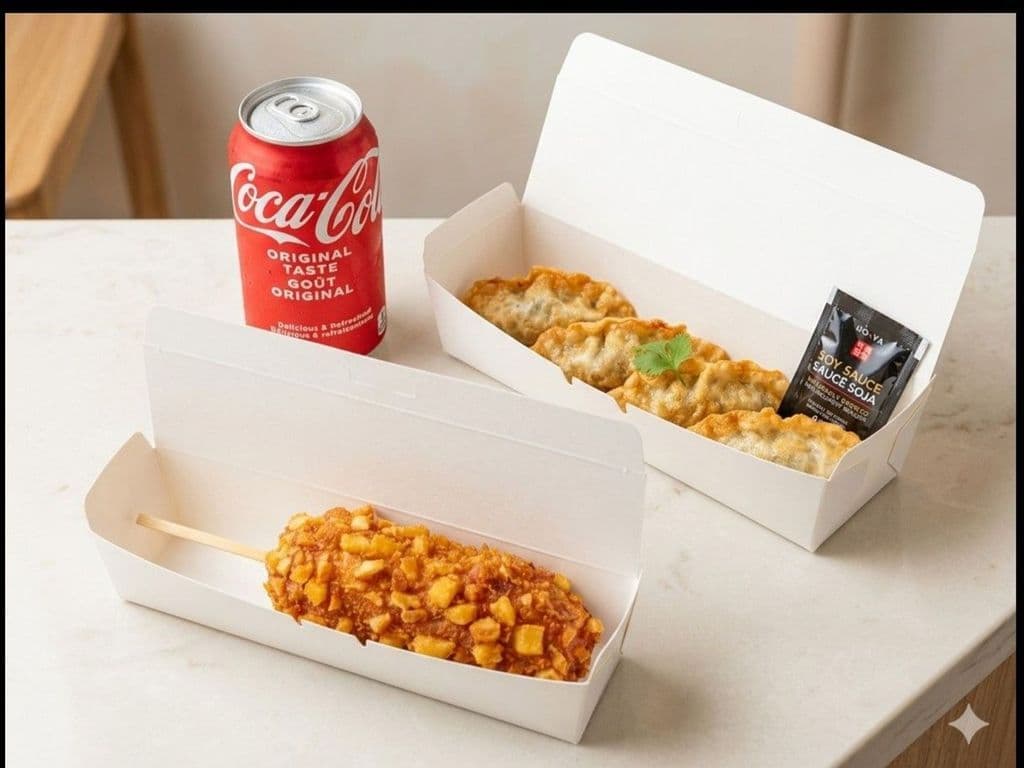 CornDog &Dumpling Combo 핫도그 만두 콤보