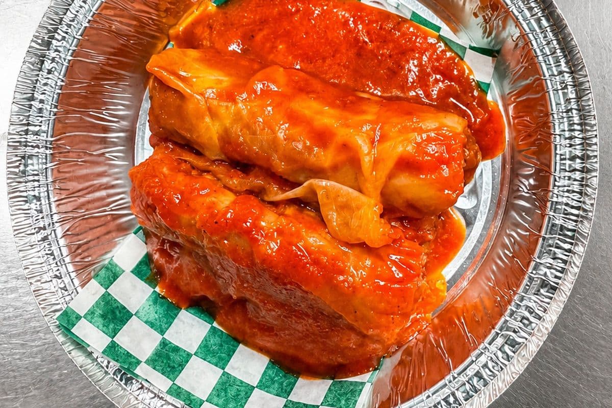 Baba’s Holubtsi (Ukrainian Cabbage Rolls) (2 rolls)
