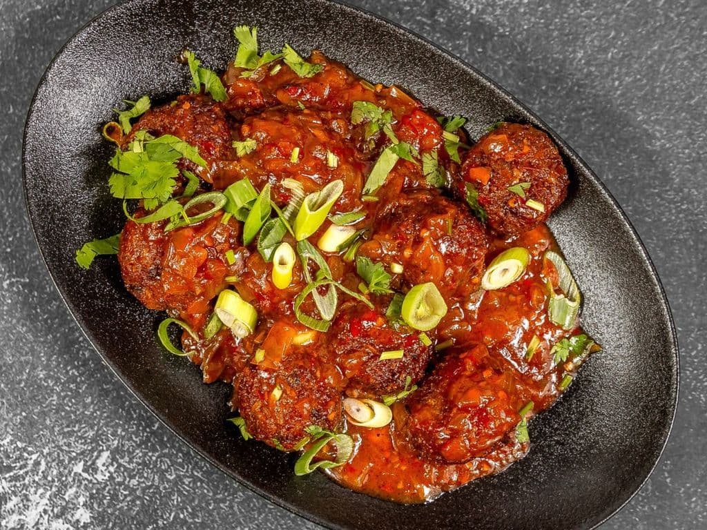 HANDMADE VEG MANCHURIAN BALLS