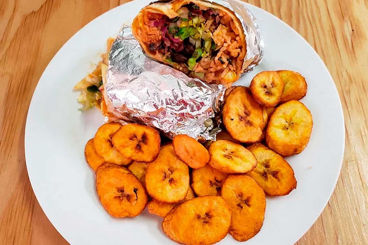 * Happy Burrito with Plantain