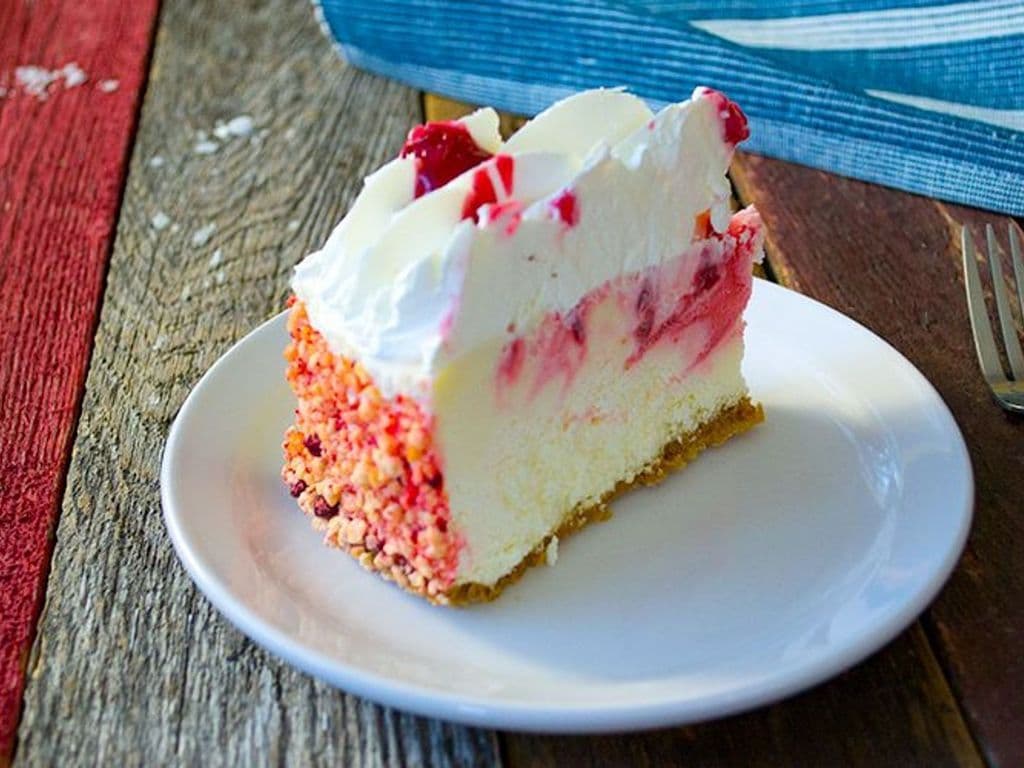Gâteau-fromage cerises